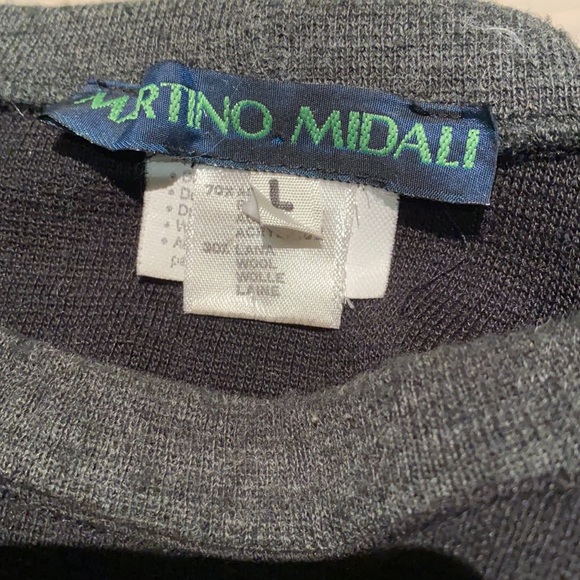 Martino Midali Men's Sweater - Black - Picture 3 of 9